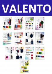 Catlogo de Valento: Camisetas, Chalecos, Blusas, Petos, gorras, delantales, manteles,etc.